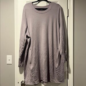 Athleta cozy crewneck Dress Purple Size 3X